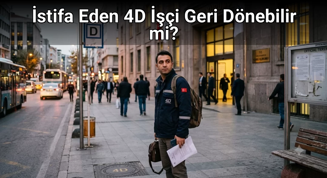 İstifa Eden 4D İşçi Geri Dönebilir mi?